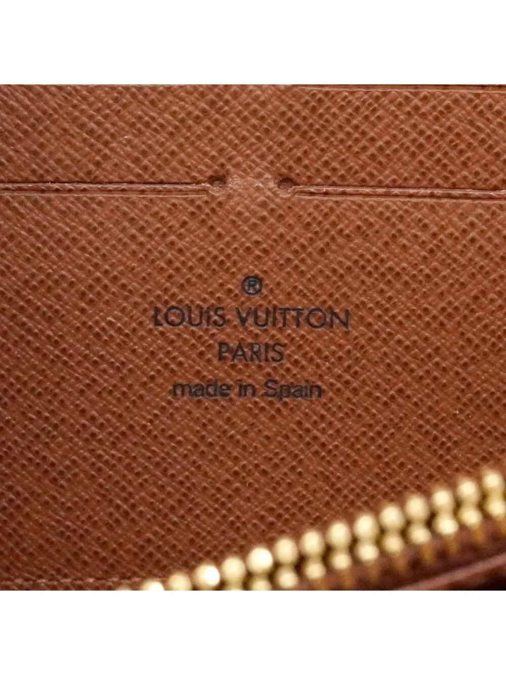 Louis Vuitton Wallet Monogram Zippy Brown